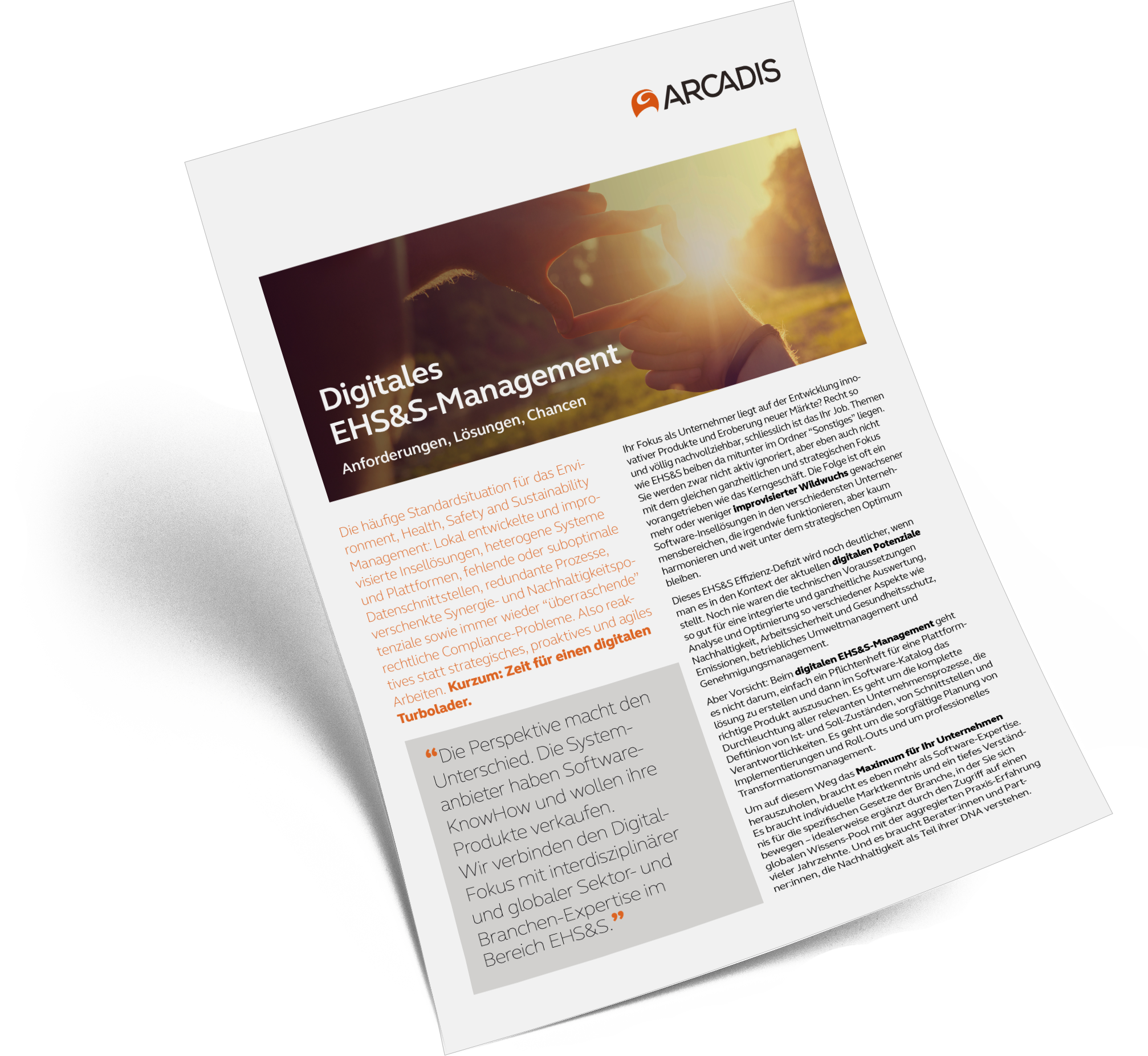 Digitales EHSS-Management Report